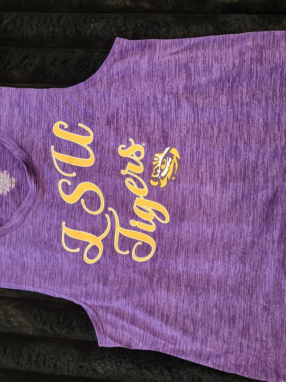 LSU Tigers Purple Kids Tank Top